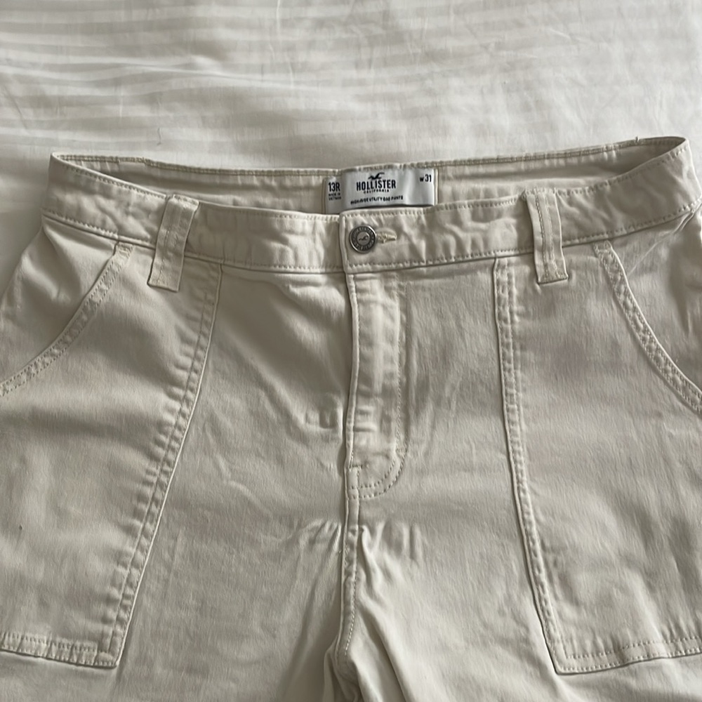 Hollister high-rise utility dad pants